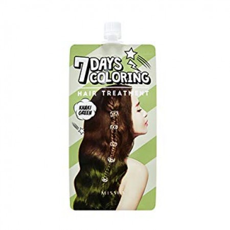 Оттеночный бальзам для волос MISSHA 7 Days Coloring Hair Treatment (Khaki Green)