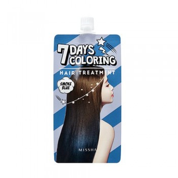 Оттеночный бальзам для волос MISSHA 7 Days Coloring Hair Treatment (Smoke Blue)