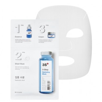 Увлажняющая маска для лица MISSHA 3-Step Hydrating Mask