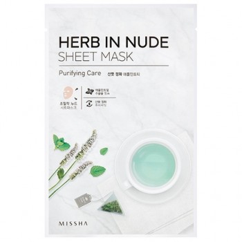 Маска для лица MISSHA Herb In Nude Sheet Mask (Purifying Care)