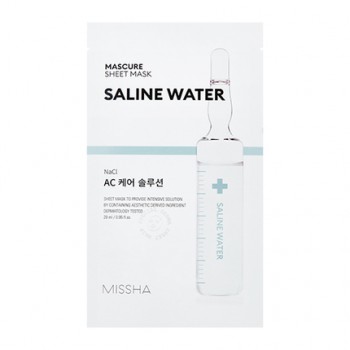 Маска для чувствительной кожи лица	MISSHA Mascure AC Care Solution Sheet Mask (Saline water)