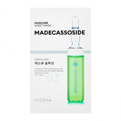 Противовоспалительная маска для лица MISSHA Mascure Rescue Solution Sheet Mask (Madecassoside)