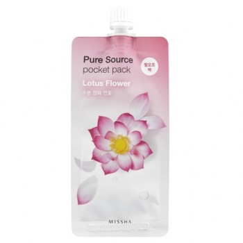 Маска для лица MISSHA Pure Source Pocket Pack (Lotus Flower)