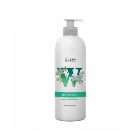 Жидкое мыло для рук "White Flower" Ollin Soap