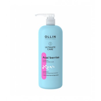 Шампунь для окрашенных волос с экстрактом ягод асаи Ollin Ultimate Care