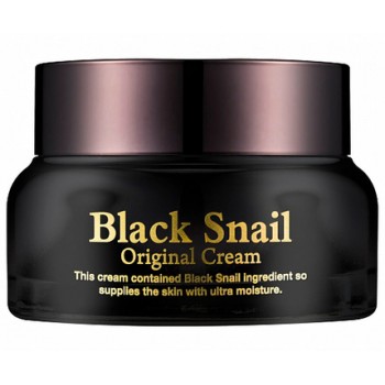 Крем для лица с муцином черной иберийской улитки Black Snail Original Cream