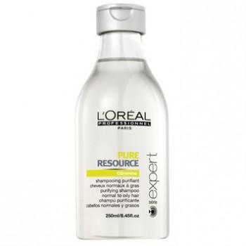 Очищающий шампунь для нормальных или жирных волос Pure Resource L'oreal Professionnel