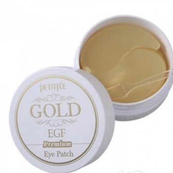 Гидрогелевые патчи для кожи вокруг глаз, с золотом и EGF | 60шт | Gold & EGF Premium Hydro Gel Eye Patch PETITFEE Gold&EGF 