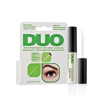 DUO Клей для ресниц с витаминами Прозрачный с кисточкой