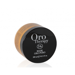 Восстанавливающая маска с кератином, аргановым маслом и микрочастицами золота Fanola Oro Therapy 24k Oro Puro