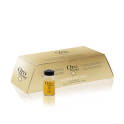 Восстанавливающий лосьон с кератином, аргановым маслом и микрочастицами золота Fanola Oro Therapy 24k Oro Puro