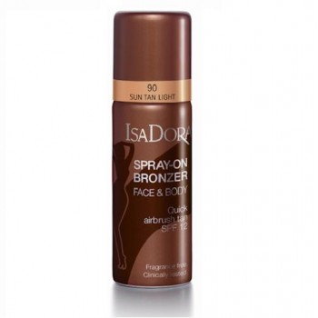 Спрей с эффектом загара для лица и тела Spray-On Bronzer Face&Body SPF 12 IsaDora