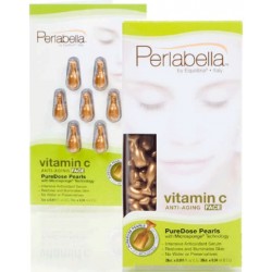 Капсулы для лица антивозрастные с витамином С 28 шт Perlabella