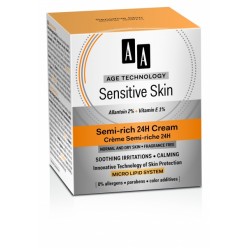 Age Technology Sensitive Skin Полужирный крем для сухой и нормальной кожи 24H AA Oceanic