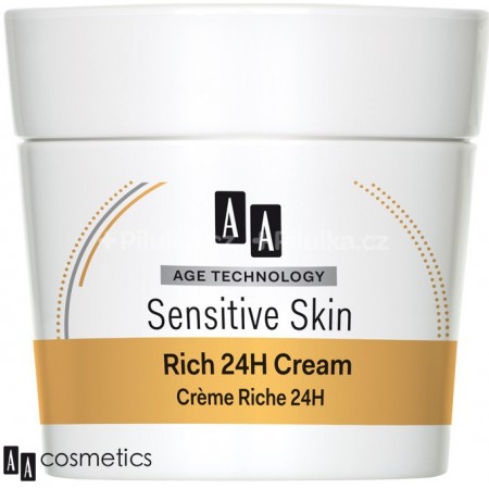 Age Technology Sensitive Skin Жирный крем для сухой и нормальной кожи 24H, 50 мл AA Oceanic