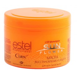 Маска Восстановление и Защита с UV фильтром Curex Sunflower  Estel Professional