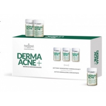 Dermaacne+ Активный нормализующий концентрат для кожи лица и шеи  Farmona Professional