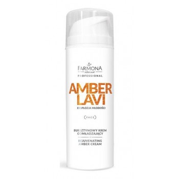 Amber Lavi 40+ Омолаживающий янтарный крем для  лица, шеи и декольте Farmona Professional