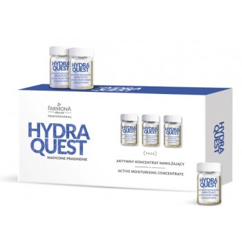 Hydra Quest Активный увлажняющий концентрат для лица, шеи и декольте  Farmona Professional
