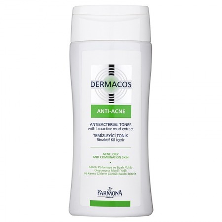 Тоник для лица антибактериальный Dermacos Anti-Acne Antibacterial toner with bioactiv mud extract