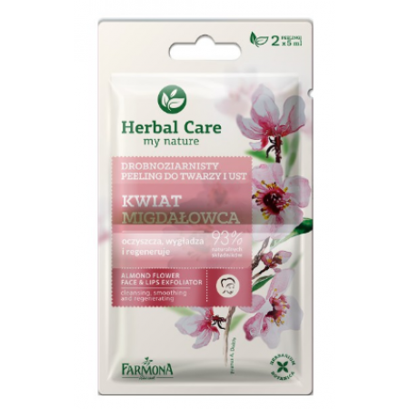 Herbal Care Скраб для лица и губ Цветок миндаля Farmona