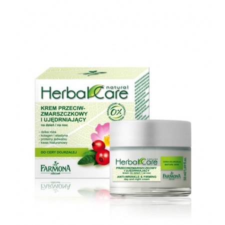 Придающий упругость крем дневной/ночной против морщинок Herbal Care Anti - wrinkle and firming day and night cream