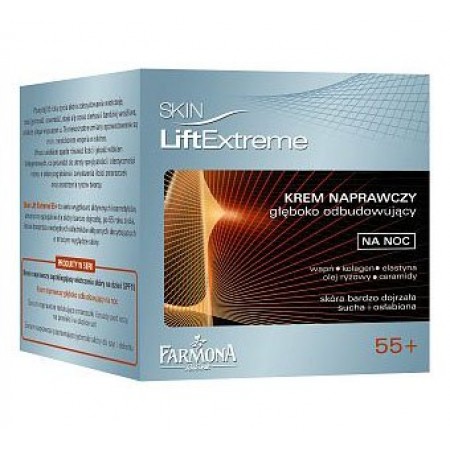 Skin Lift Extreme 55+ Крем ночной корректирующий с эффектом  лифтинга Skin Lift Extreme 55+ Repairing night cream deeply reconstructing