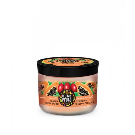 Tutti Frutti Папайя& Тамарилло Сахарный скраб для тела Papaja & Tamarillo sugar body scrub