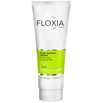 Sativa Dry and Sensitive skin Увлажняющий и успокаивающий флюид для сухой и чувствительной кожи лица Floxia (Франция) NEW!