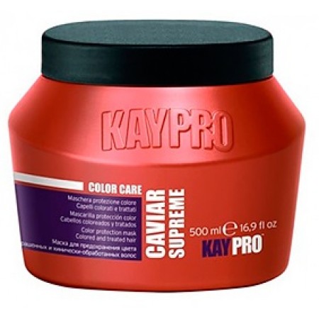 Маска для защиты цвета с икрой для окрашенных и поврежденных волос Kaypro Special Care
