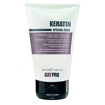 Восстанавливающий уход секущихся кончиков с кератином для химически обработанных и поврежденных волос Special Care Keratin KayPro