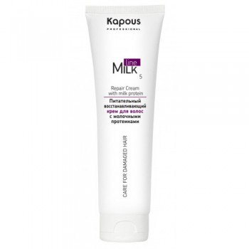 Professional Milk Line Питательный восстанавливающий крем для волос Kapous