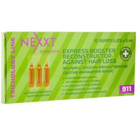 Ампулы: экспресс лосьон-реконструктор против выпадения Express Booster - Reconstructor Against Hair Loss