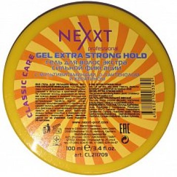 Гель для укладки волос экстра сильной фиксации Gel Extra Strong Hold NEXXT