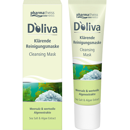 D'Oliva Маска очищающая с экстрактом водорослей и морской солью Pharmatheiss Cosmetics (Германия)