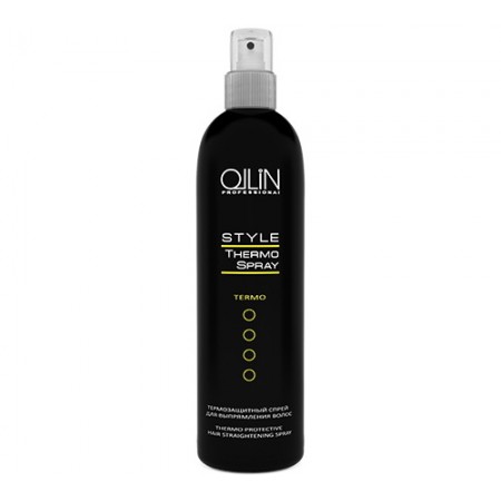 Термозащитный спрей для выпрямления волос Ollin Style