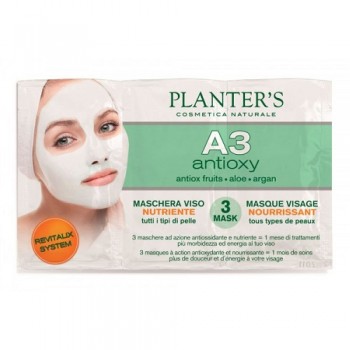 "A3 antioxy" Питательная маска для лица Planters 