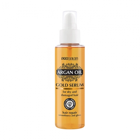 Сыворотка для волос с аргановым маслом Gold serum for dry and damaged hair Argan oil