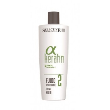 Жидкость для разглаживания волос с растительным кератином  a-Кeratin Fluido Disciplinante 2 Selective
