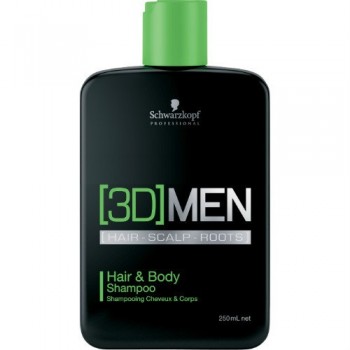 Шампунь для волос и тела для мужчин Hair & Body Shampoo 3D Men (Schwarzkopf Professional)