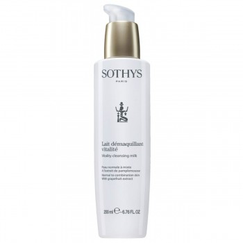Молочко для снятия макияжа Vitality cleansing milk для нормальной и комбинированной кожи Sothys